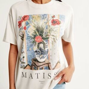 Abercrombie Oversized Boyfriend Matisse Graphic Tee